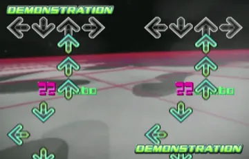 Dance Dance Revolution Extreme screen shot game playing